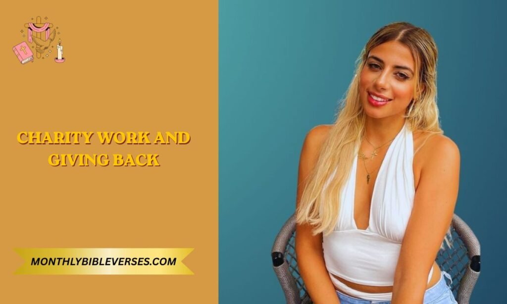 Charity Work and Giving Back