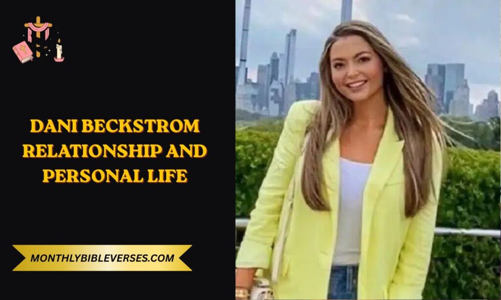 Dani Beckstrom Relationship and Personal Life