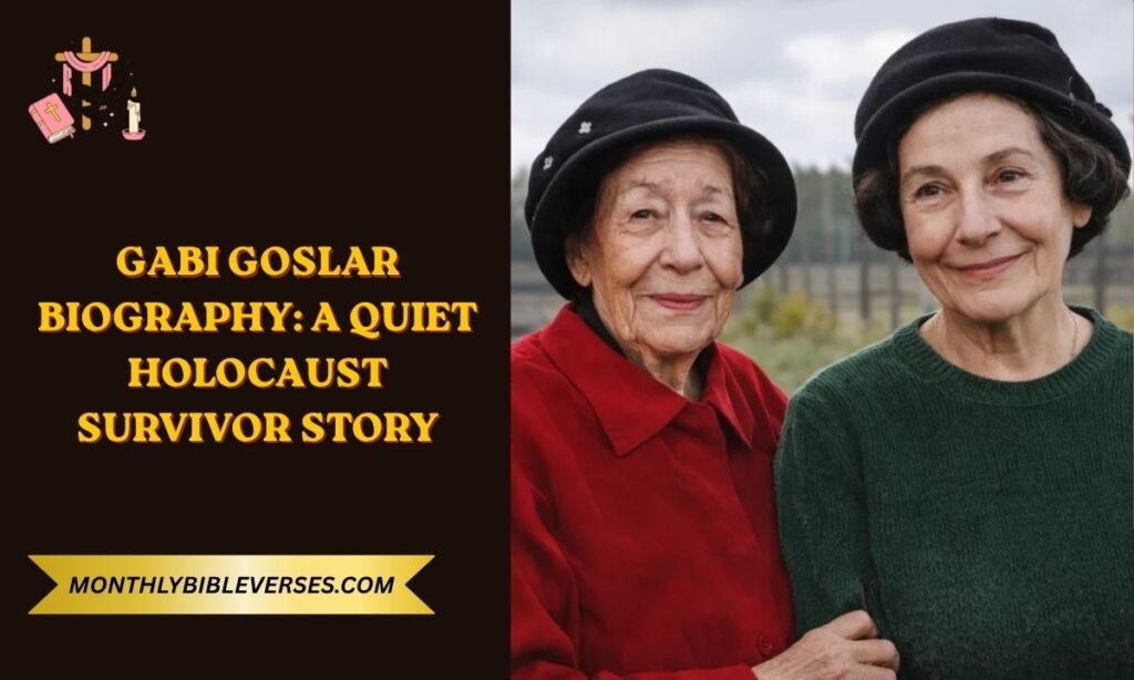 Gabi Goslar Biography: A Quiet Holocaust Survivor Story