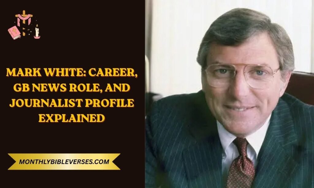 Mark White: Career, GB News Role, and Journalist Profile Explained