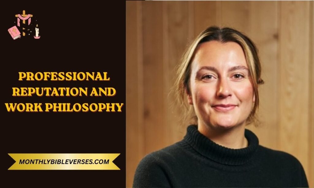 Professional Reputation and Work Philosophy