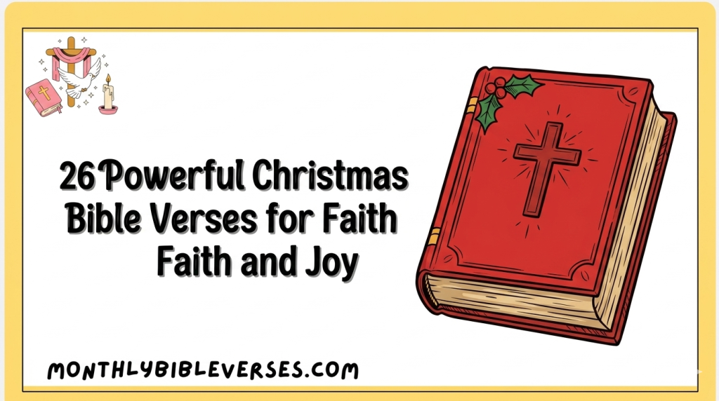 26 Christmas Bible Verses for Faith, Hope and Joy