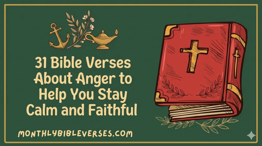 31 Bible Verses About Anger Guidance, Control & Wisdom