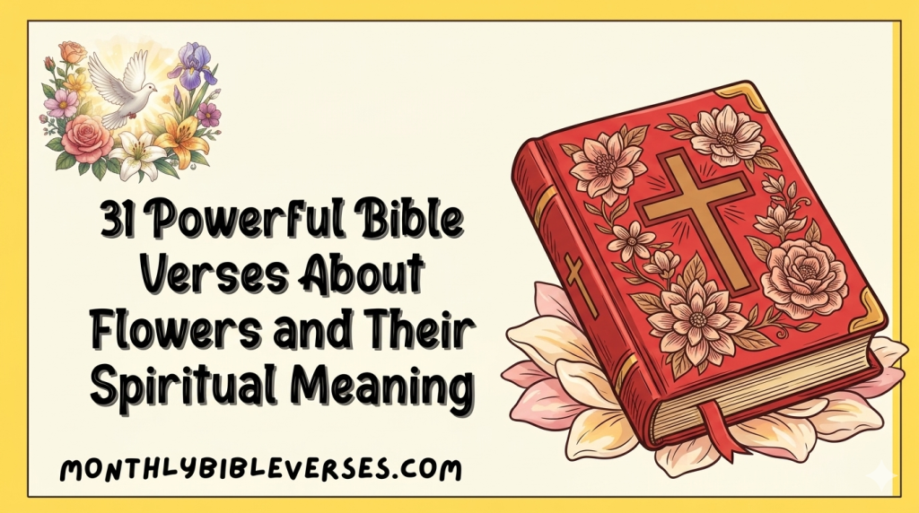 31 Bible Verses About Flowers Spiritual Meaning & Scriptures