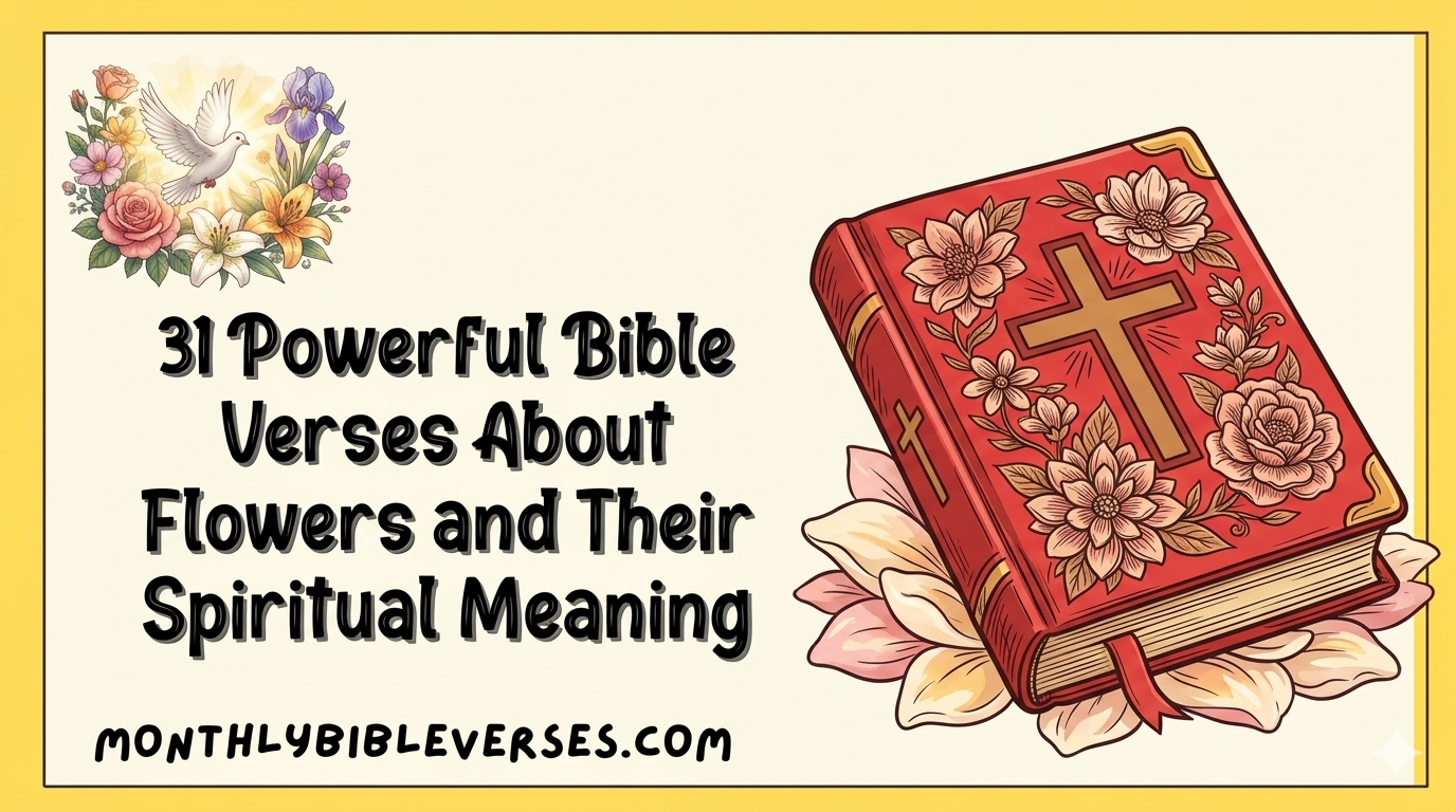 31 Bible Verses About Flowers Spiritual Meaning & Scriptures