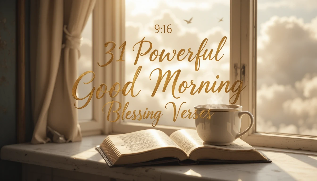 31 Powerful Good Morning Blessings from the Bible to Start Your Day with Faith 